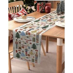 Christmas Nutcracker Table Runner 13 X 72” New